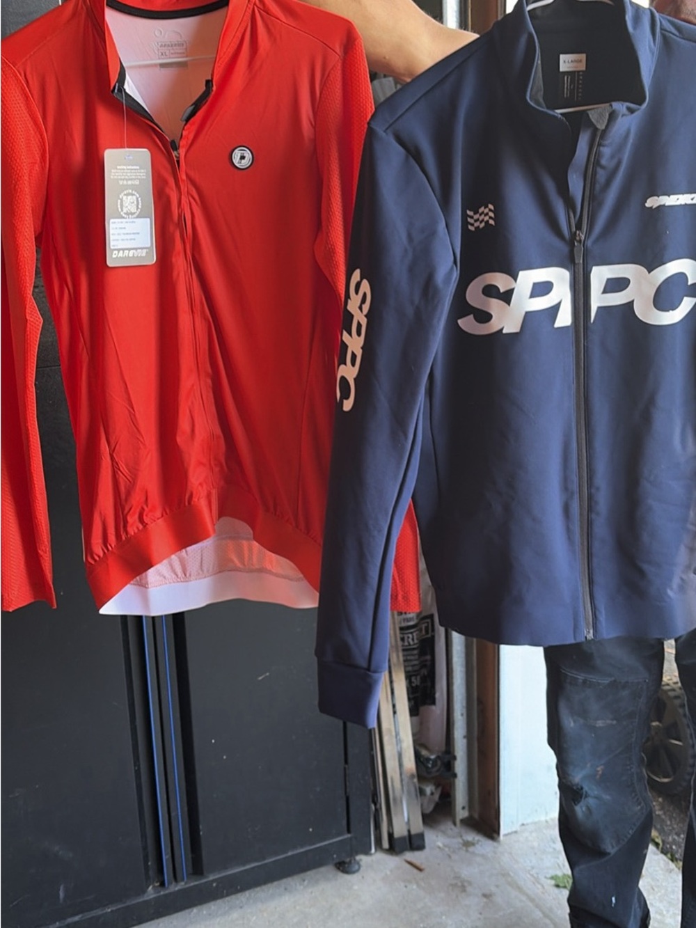 New - Mens high- end biking shirts size medium